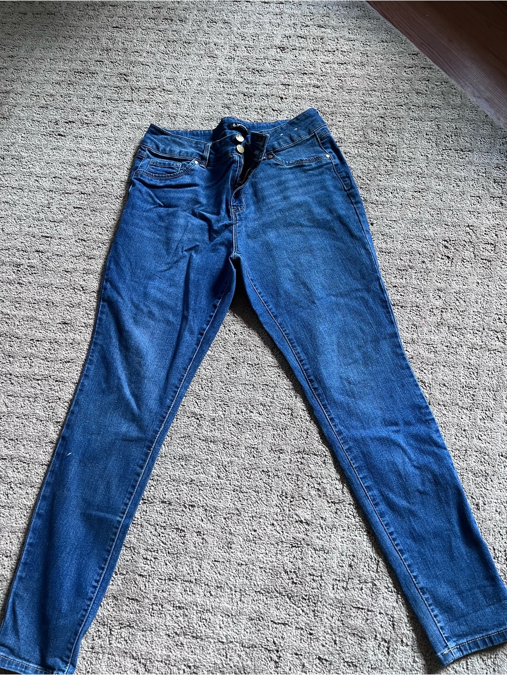 d. jeans Women's Skinny Jeans in Dark Blue